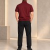 2200  بيجاما رجالي LS LEGAND - burgundy