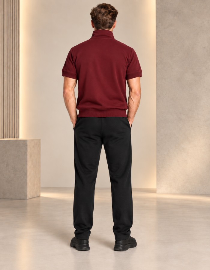 2200  بيجاما رجالي LS LEGAND - burgundy