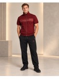 2200  بيجاما رجالي LS LEGAND - burgundy