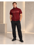 2200  بيجاما رجالي LS LEGAND - burgundy