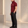 2200  بيجاما رجالي LS LEGAND - burgundy
