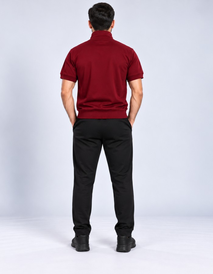 2201  بيجاما رجالي PROS - burgundy