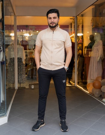 2202  بيجاما رجالي SPORT - beige
