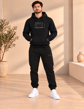 2216 بيجمة رجالي  - black