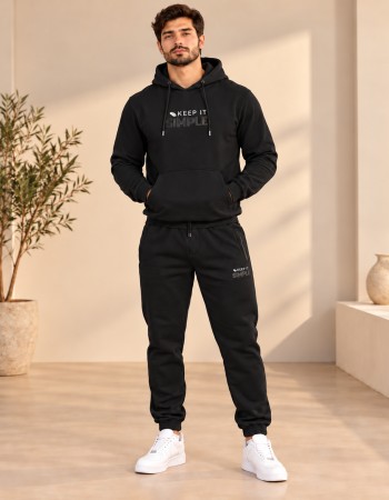2217 بيجمة رجالي  - black