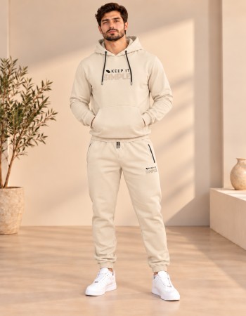 2217 بيجمة رجالي  - Beige