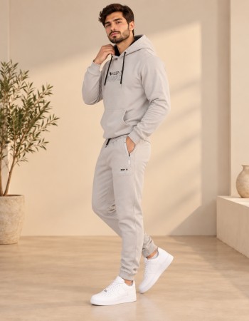 2217 بيجمة رجالي  - gray