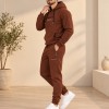2217 بيجمة رجالي  - brown