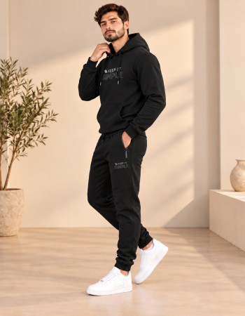 2217 بيجمة رجالي  - black