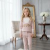 Mädchen Winter Sport-Strickset RUN 3109 - Rosa