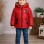 Wetterfeste Jungenjacke mit warmem Fellfutter 5003 - Rot