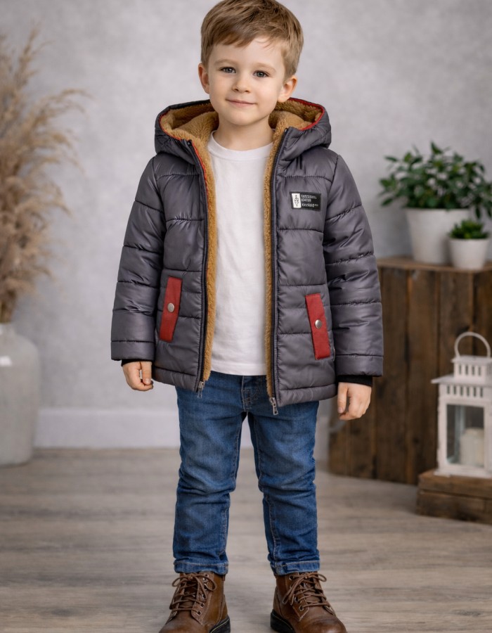 5003 جاكيت نفخ - gray