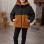 Mädchen Winterjacke mit Teddyfell-Besatz 5011  - Schwarz