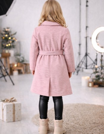 Girls' Elegant Winter Coat 5108  - pink