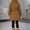 5109 جاكيت جوخ بناتي  - brown
