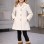 Mädchen-Trenchcoat aus Wollstoff 5109  - Ecru