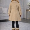 5109 جاكيت جوخ بناتي  - Beige