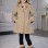 Mädchen-Trenchcoat aus Wollstoff 5109  - Beige