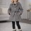 Mädchen-Trenchcoat aus Wollstoff 5109  - Grau