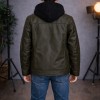 5127 جاكيت جلد صبياني  - khaki