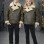 Unisex Kinder Lederjacke mit Fellfutter 5128  - Khaki
