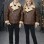 Unisex Kinder Lederjacke mit Fellfutter 5128  - Mausgrau