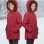 Fur-Lined Winter Parka Jacket for Kids 5138 - red