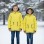 Fur-Lined Winter Parka Jacket for Kids 5138 - yellow
