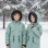 Fur-Lined Winter Parka Jacket for Kids 5138 - mint