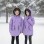 Fur-Lined Winter Parka Jacket for Kids 5138 - purpul