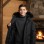 Kids' Sherpa-Lined Winter Parka Jacket 5139  - black