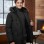 Teens' Sherpa-Lined Winter Parka Jacket 5140 - black