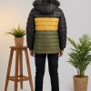 5147 جاكيت ولادي - dark khaki