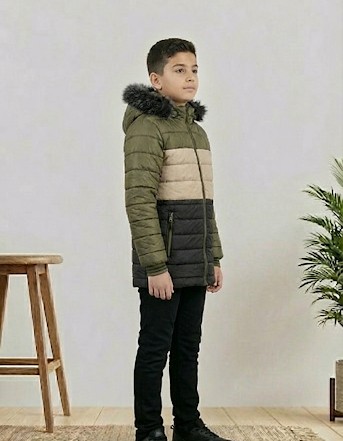 5147 جاكيت ولادي - dark green