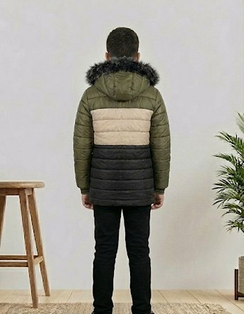 5147 جاكيت ولادي - dark green