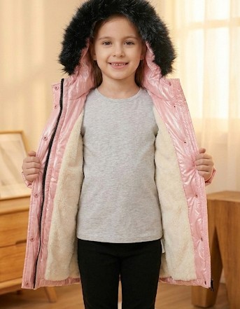 5150 جاكيت نفخ طويل  - Rosa