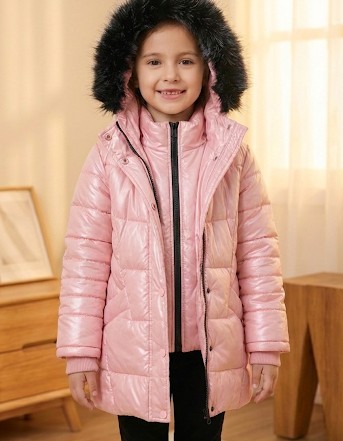 5150 جاكيت نفخ طويل  - Rosa