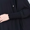Muslim Hijab Dresses For Women -Standard Size Hooded Veiled Sheet 824 - black