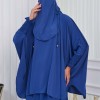Muslim Hijab Dresses For Women -Standard Size Hooded Veiled Sheet 824 - teal
