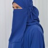 Muslim Hijab Dresses For Women -Standard Size Hooded Veiled Sheet 824 - teal