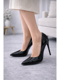 Classic Patent Stiletto Pumps 6301 - black