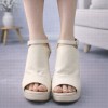 6305 حذاء نسائي عالي - Beige