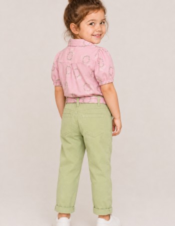 3758  طقم بناتي إيمي - Rosa