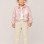 3765  طقم بناتي بيا - powder pink/ dusty pink