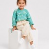 3790  طقم بناتي ليزا - turquoise