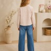 3543 طقم بناتي ناعورة - Rosa