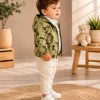 3568  طقم صبياني براشوت دومينو - Khaki