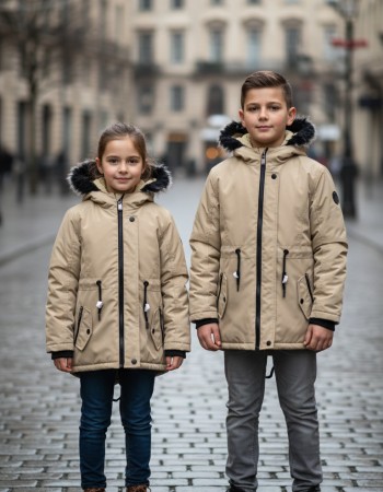 Kids' Linen Jacket 5141 - beige