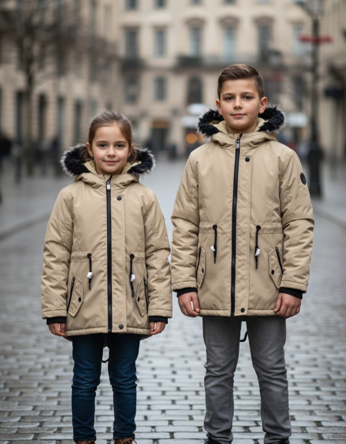 5141 جاكيت برشوت  - beige