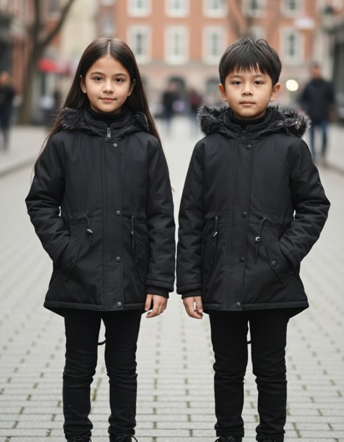 5141 جاكيت برشوت  - black